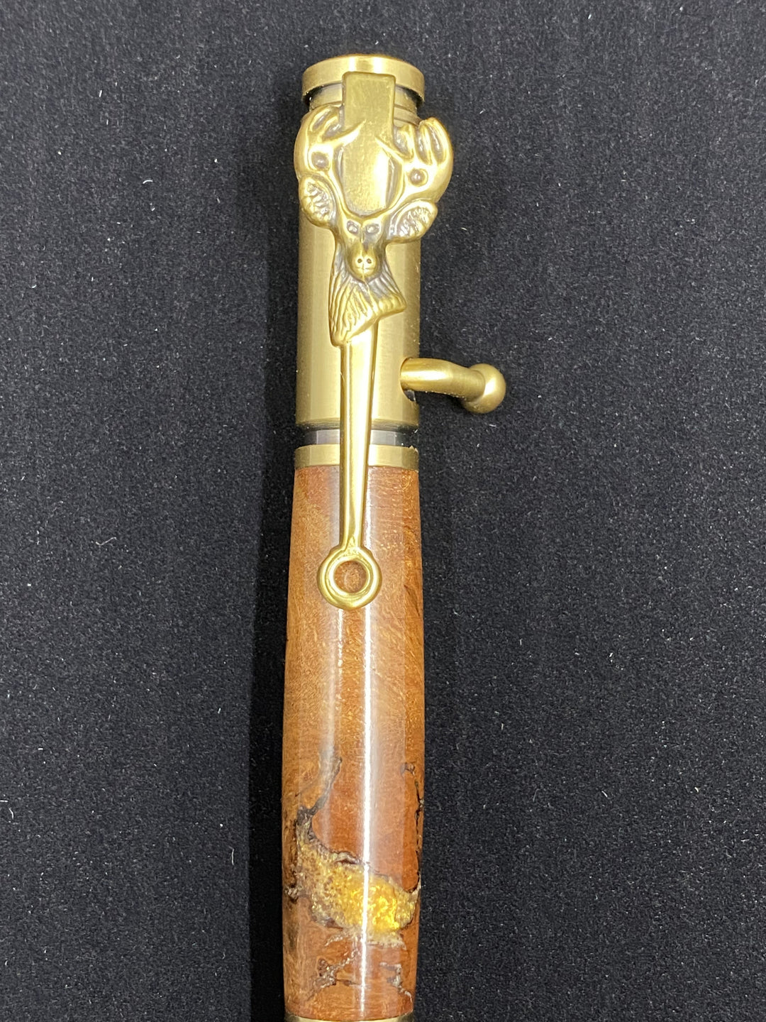 Limited Edition Custom Crafted Pen - English Wych Elm Burle - WhiteTail Forensics