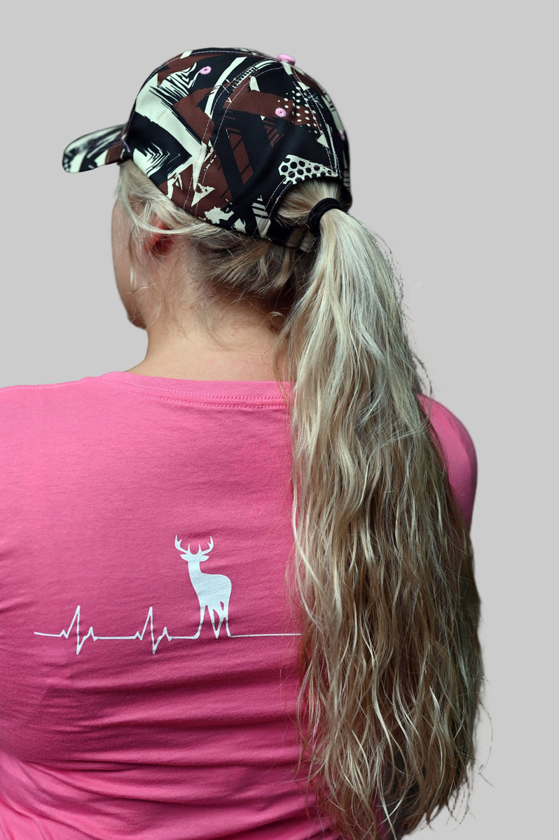 WTFCAMO® Women's Camo Hunting Cap WhiteTail Forensics