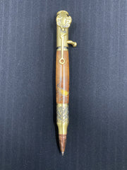 Limited Edition Custom Crafted Pen - English Wych Elm Burle - WhiteTail Forensics