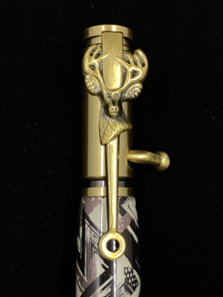 Custom Crafted Pen - WTFCAMO - WhiteTail Forensics