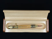 Limited Edition Custom Crafted Pen - Bethlehem Olive Wood - WhiteTail Forensics
