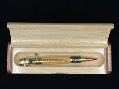Limited Edition Custom Crafted Pen - Bethlehem Olive Wood - WhiteTail Forensics