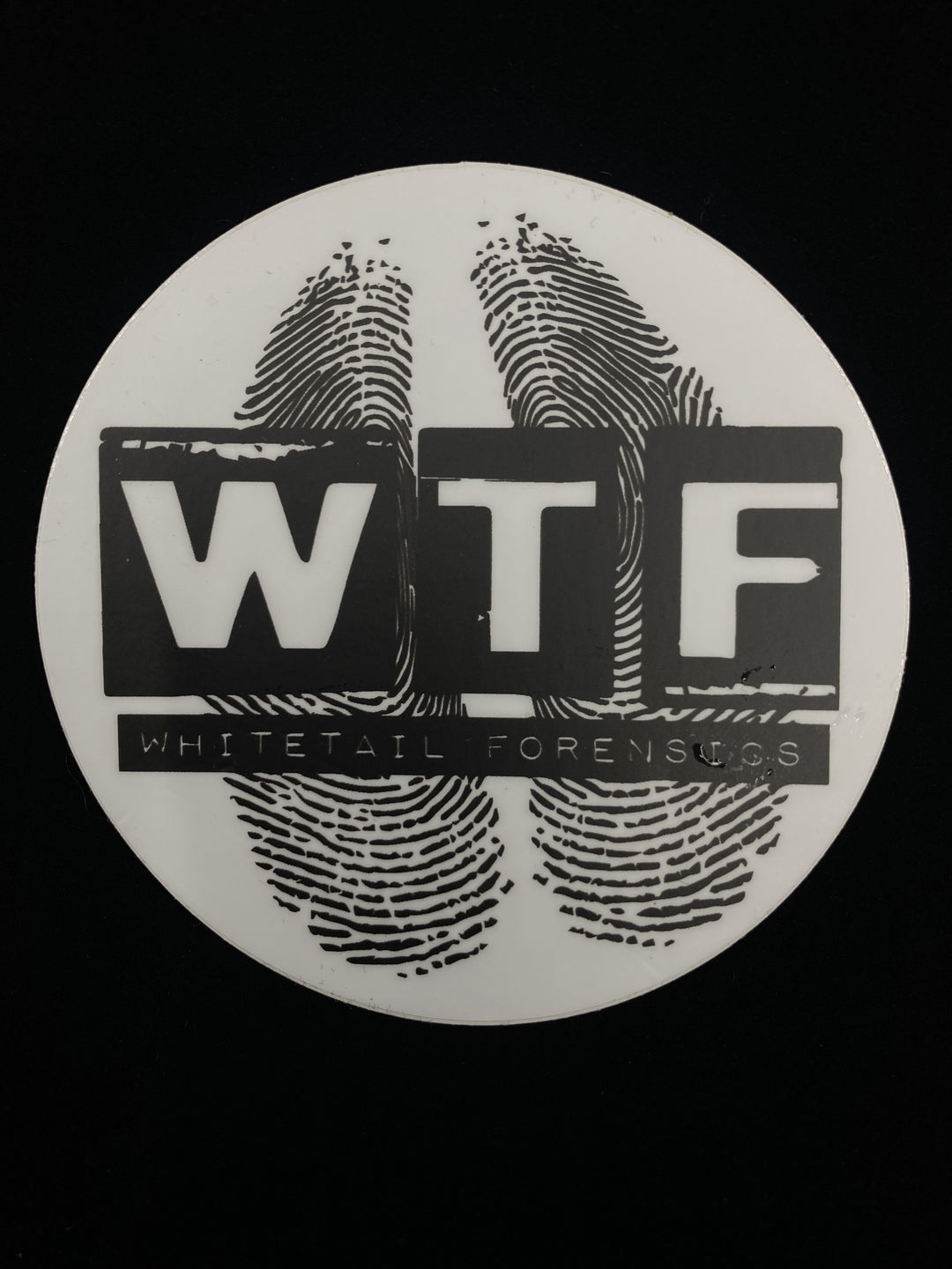 WhiteTail Forensics 3" Round Vinyl Decal - WhiteTail Forensics