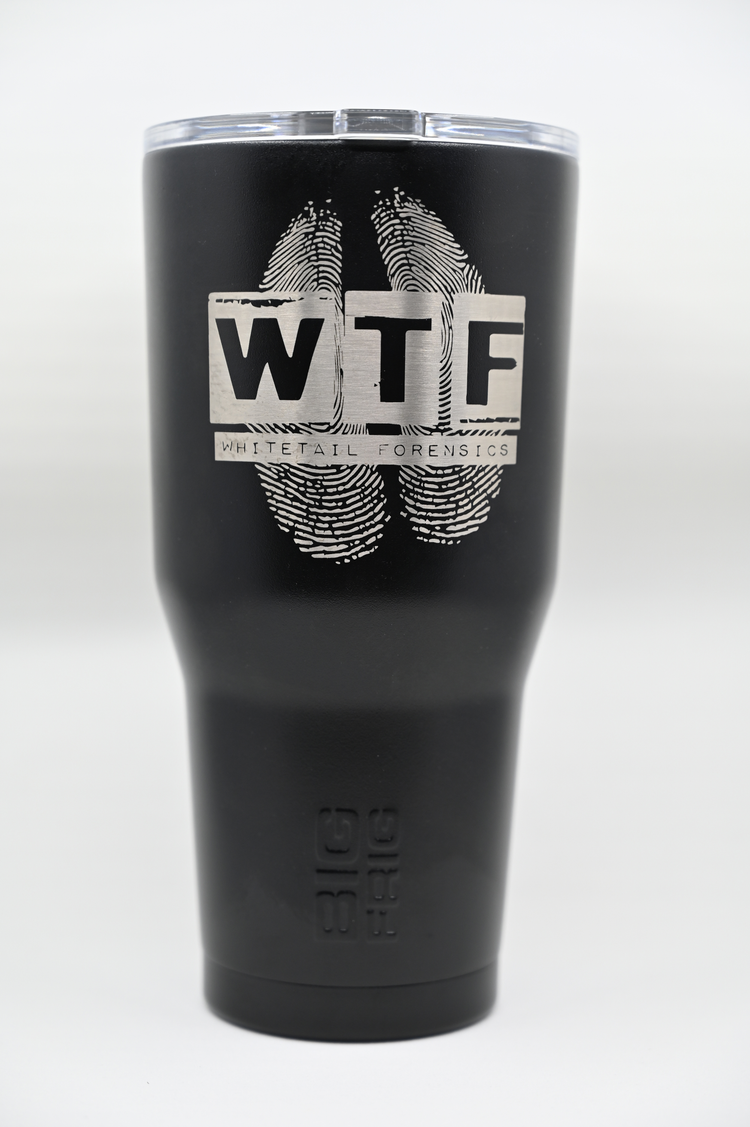 WTF Big Frig 30 oz Laser Engraved Tumbler - WhiteTail Forensics