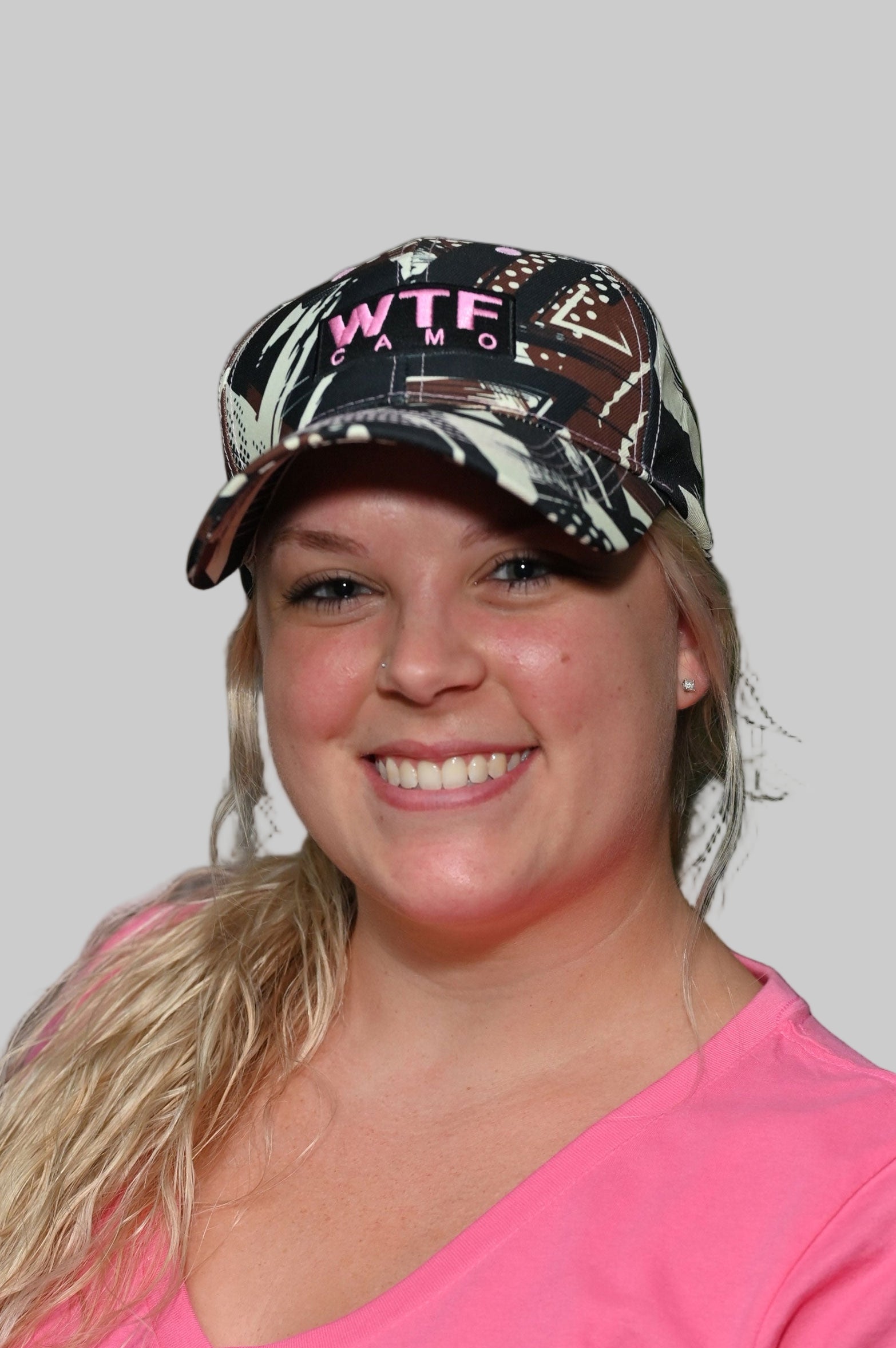 WTFCAMO® Women's Camo Hunting Cap - WhiteTail Forensics