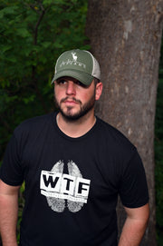 WTFCAMO® Embroidered Flatline Deer Cap - Athletic Mesh - WhiteTail Forensics
